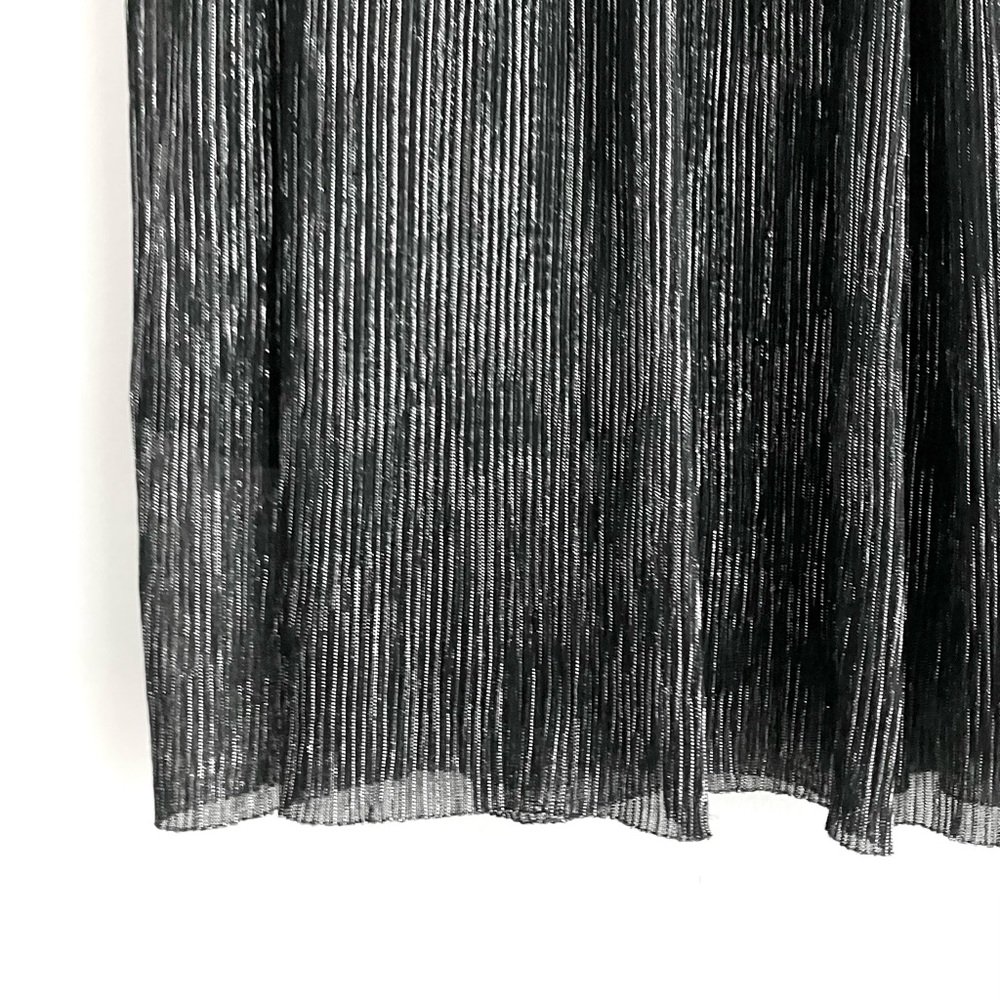 Isabel Marant Étoile Beatrice Gunmetal Metallic Skirt Size 38 - Picture 8 of 16